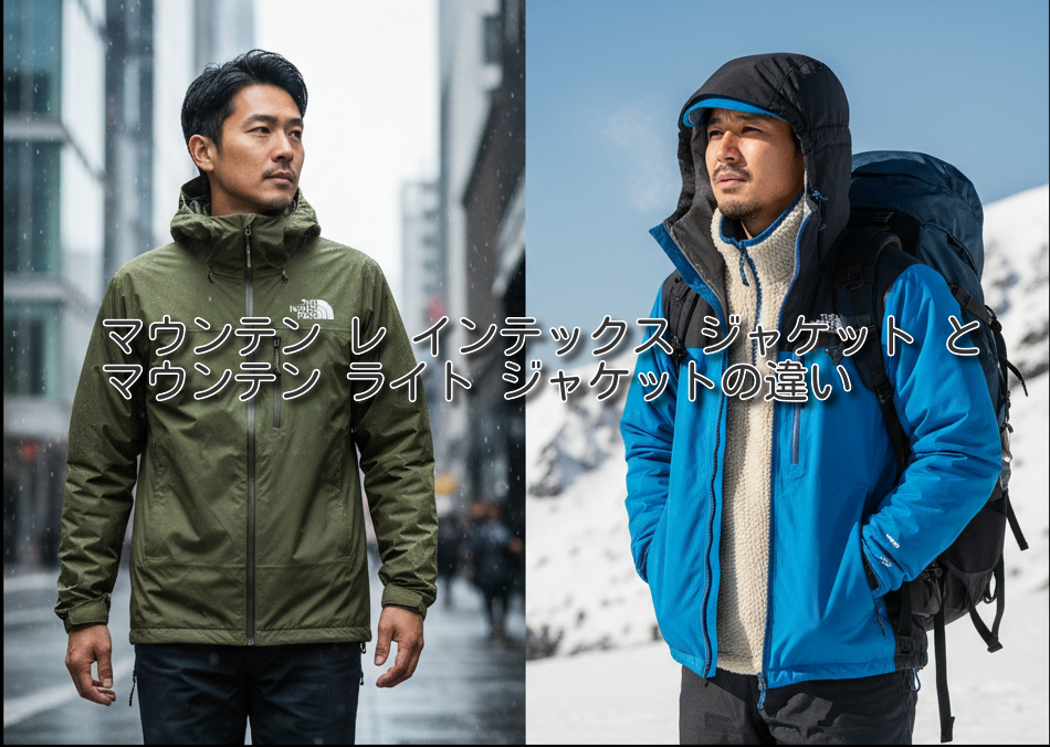 マウンテン レ インテックス ジャケット マウンテン ライト ジャケット 違い